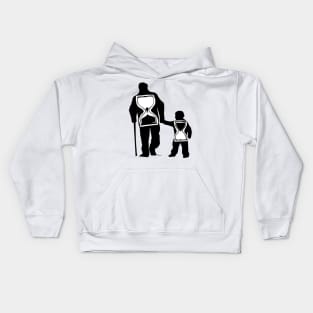 Father and son journey Kids Hoodie